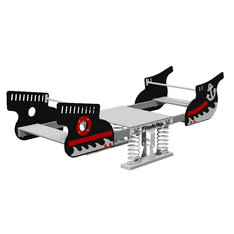 Pirate Ship Spring Mobile Seesaw