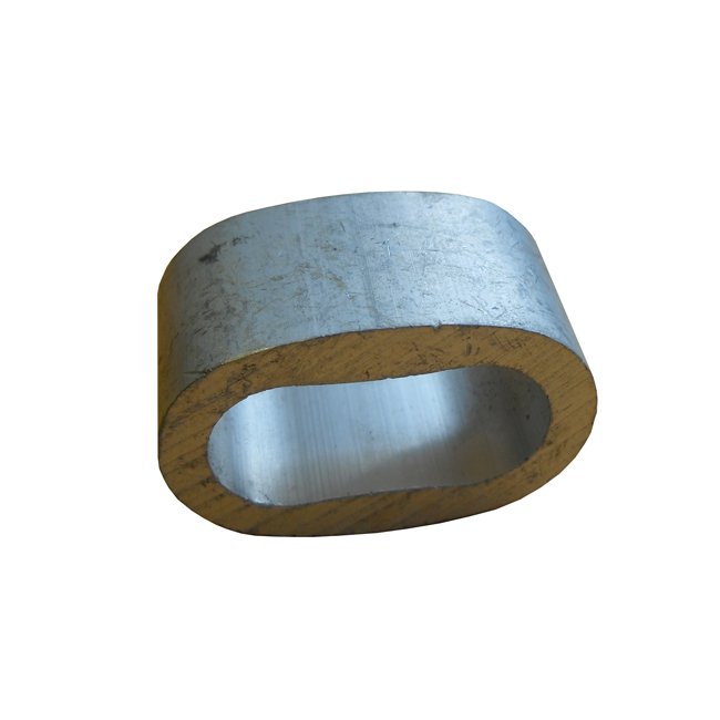 Short Aluminium Swaging Ferrule For Use With 16mm Steelcore Combination Playground Ropes