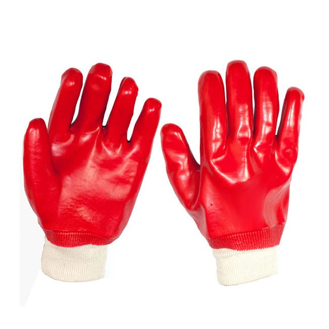 Adult Red PVC Gloves