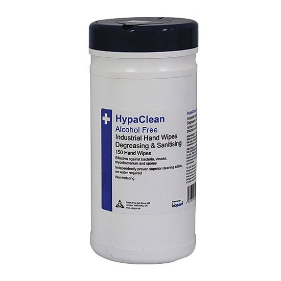 Cleansing & Sanitising Hand Wipes - 150 Wipes Per Tub