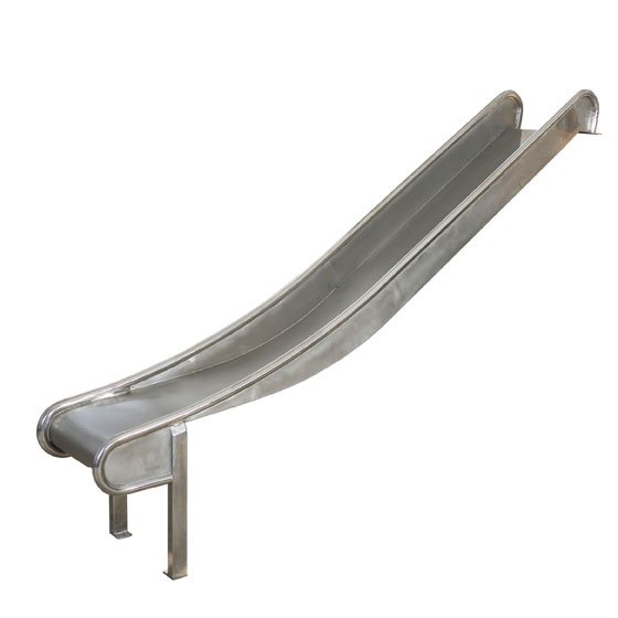 Children's Playground Stainless Steel Platform Slide without Safety Wings