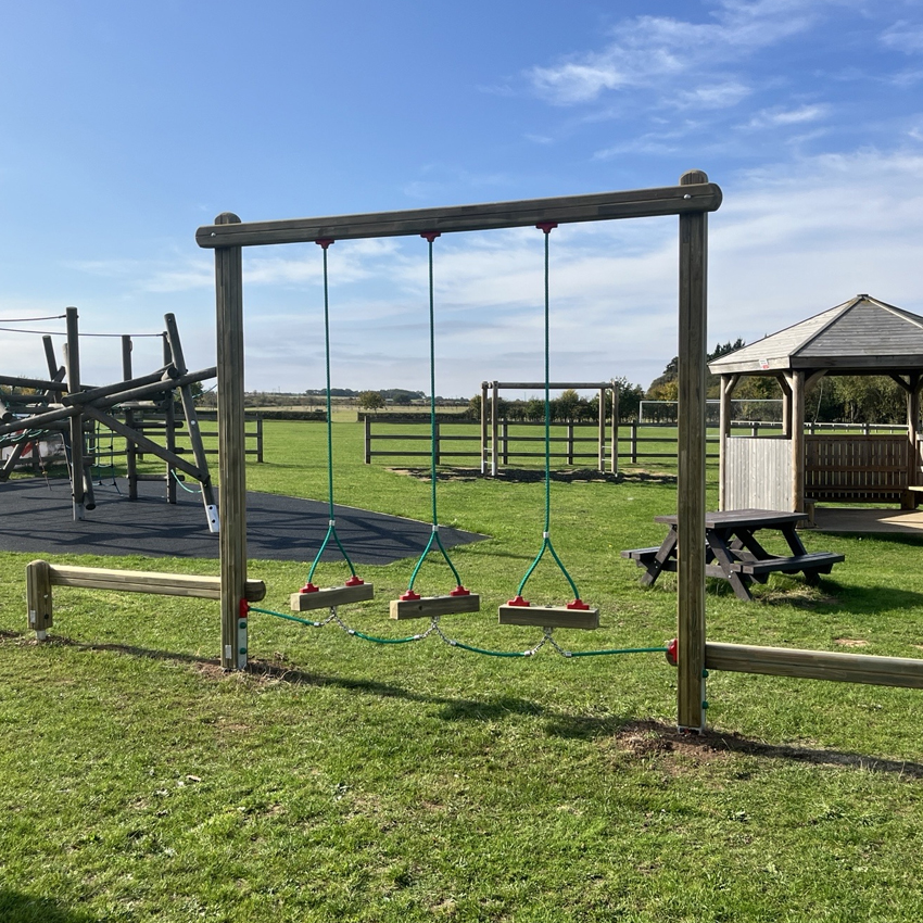 Swinging Steps Trim Trail Station Online Playgrounds