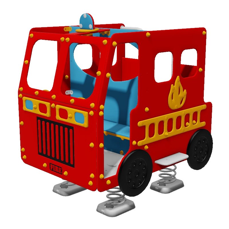 Fire Engine Spring Rocker