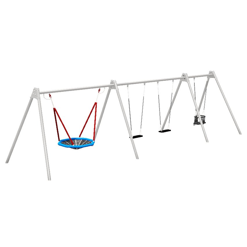 Multi Seat Combination Steel Swing
