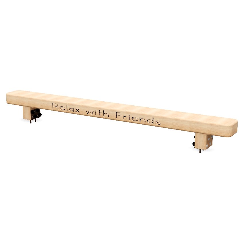 Children's Low Level Wooden Sleeper Bench - Large