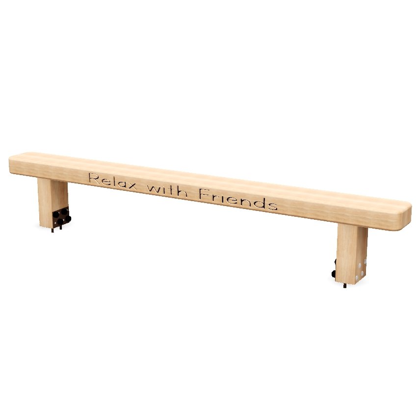 Children's Medium Level Wooden Sleeper Bench - Large
