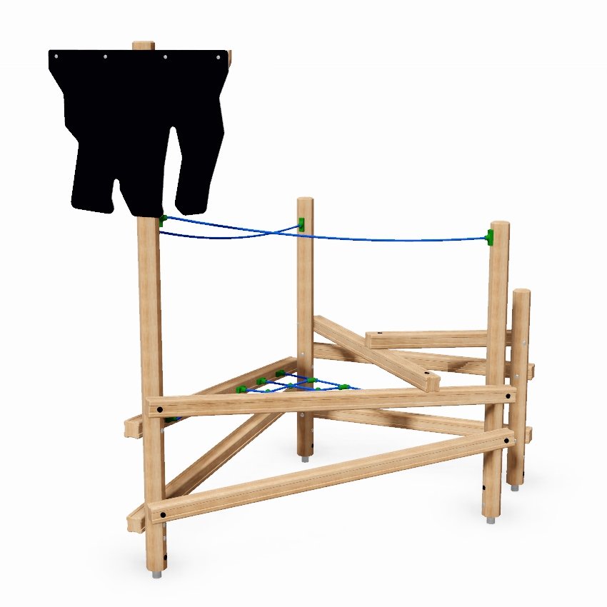 Crows Nest Wooden Climber