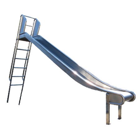 Free Standing Stainless Steel Childrens Playground Slide
