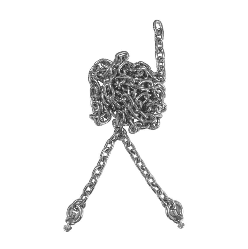Stainless Steel Straight Swing Chains In 6mm Short Pattern Chain To Suit Flat or Cradle Swing Seats