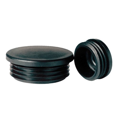 Round Black Insert Protection Caps For Recessed Fixings To Suit Holes From 12mm To 50mm