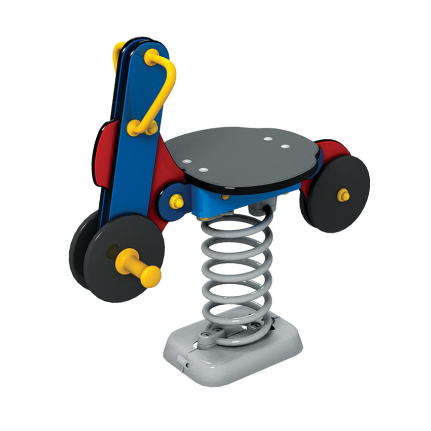 Motorbike Spring Rocker | Online Playgrounds