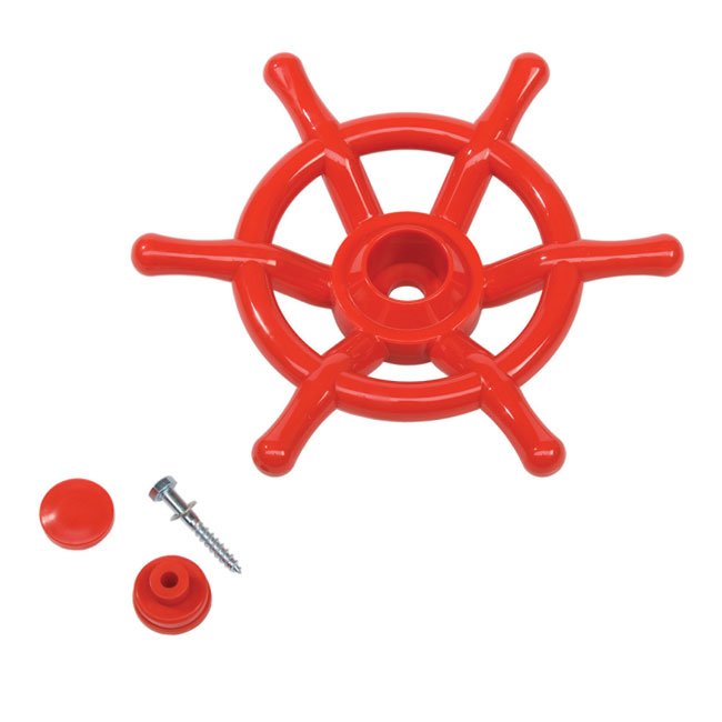 Large Ships Wheel Including Fixings For Mounting On Any Garden Play Structure