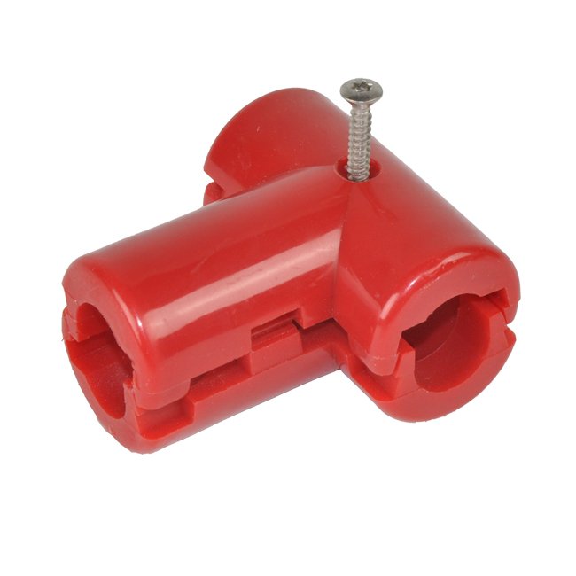 T Connector with Screws For 16mm Combination Playground Nets In Various Colours