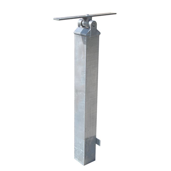 Galvanised Seesaw Post with Bearing Block - S4