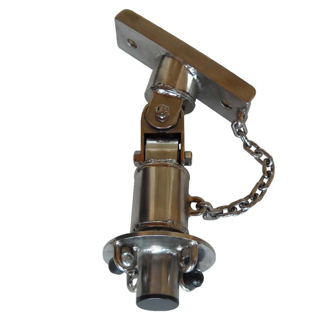 Group Swing Hanger for Angled Beams With 360 Degree Rotating Bearing And Four Suspension Hooks In Stainless Steel