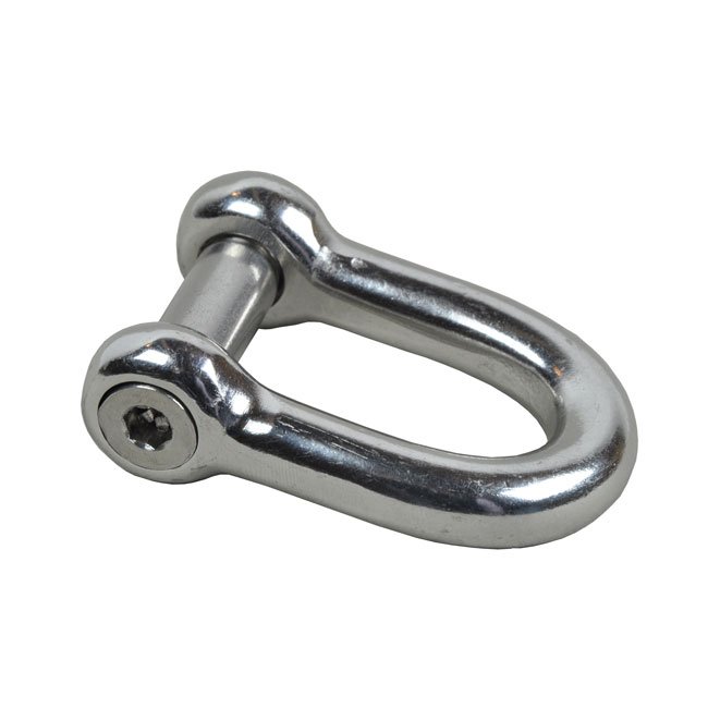 Stainless Steel Playground Shackle From 5mm To 12mm Diameter With Flush Locking Pin