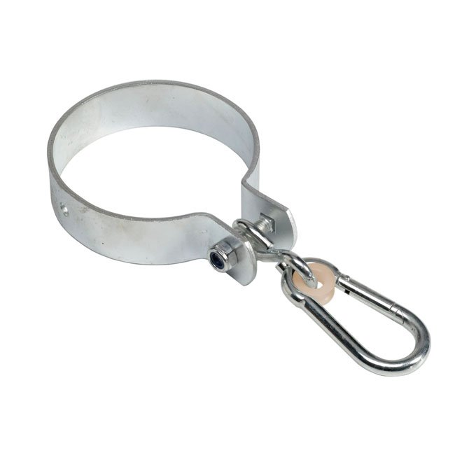KBT Carabina Swing Hook With Zinc Plated Clamping Bracket For Round Timbers
