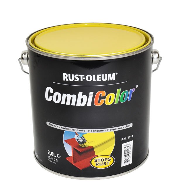 Bright Combicolour Gloss Paint Suitable for Renovating Steel and Timber Play Equipment - 2.5L