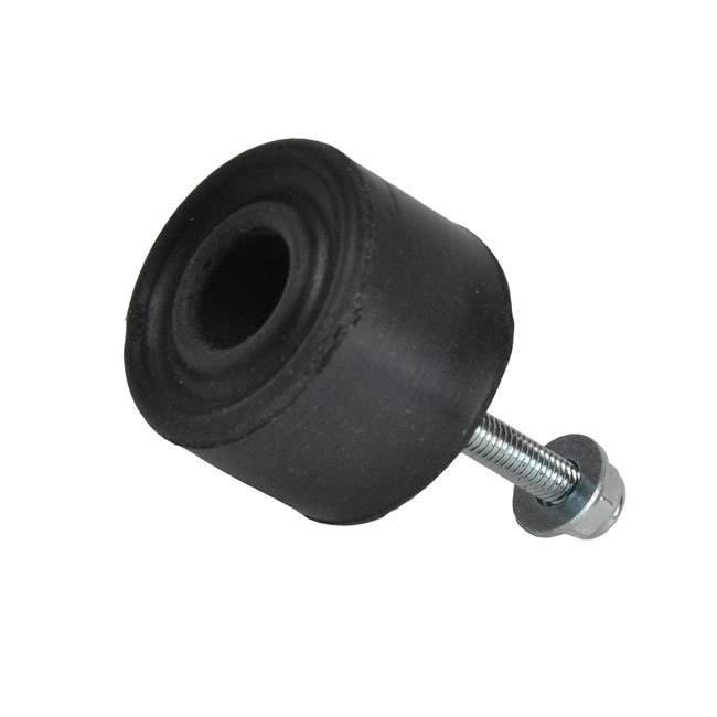 Circular Black Rubber Gate Buffer And Bolt Suitable For Playground Pedestrian Gates.