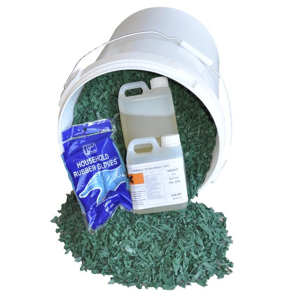Rubber Mulch Playground Surfacing Repair Kit In Various Colours