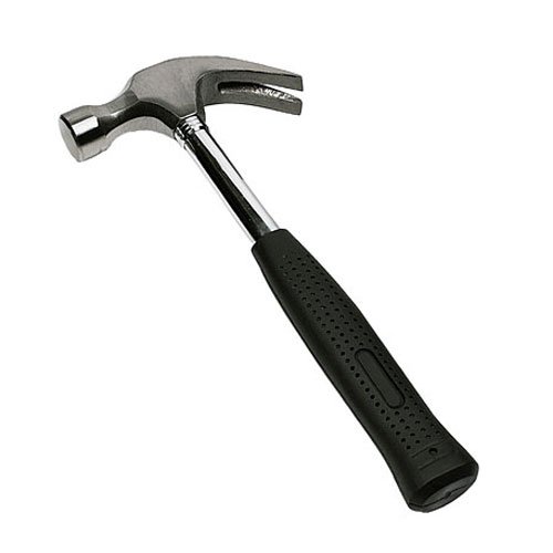 16oz Claw Hammer with Soft Grip Steel Shaft Handle - T8