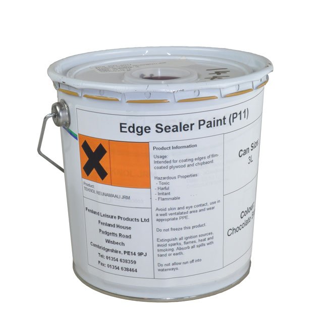 Flexible Plywood Edge Sealer Paint  Suitable For Sealing Rhino Board, Hexadeck And All Plywood Panels