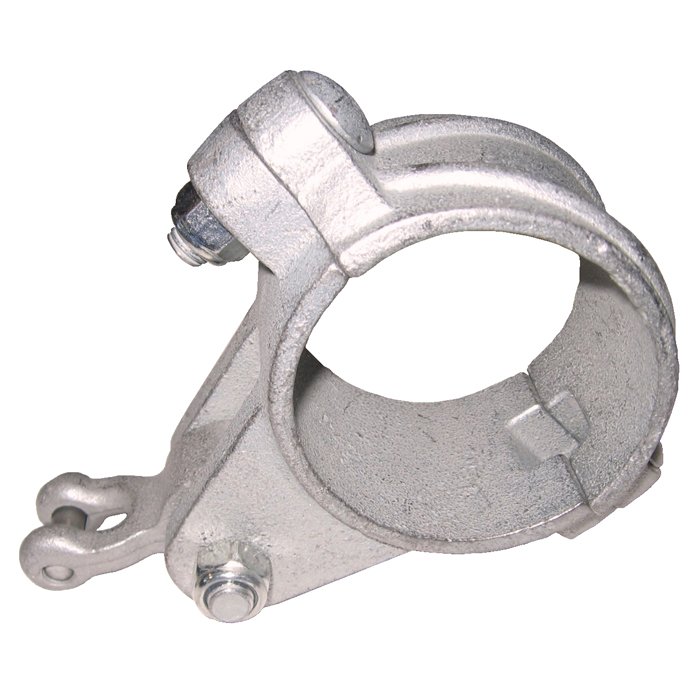 Swing Hanger Clamp For Round Timbers Or Pipes Complete With Cast Swing Pendulum Clevis Bearing And Bolt