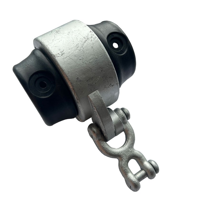 Anti Wrap Swing Hanger Clamp Style With Clevis Chain Shackle For 60mm Diameter Steel Cross Bars Also Suitable for Hags & Little Tykes Frames