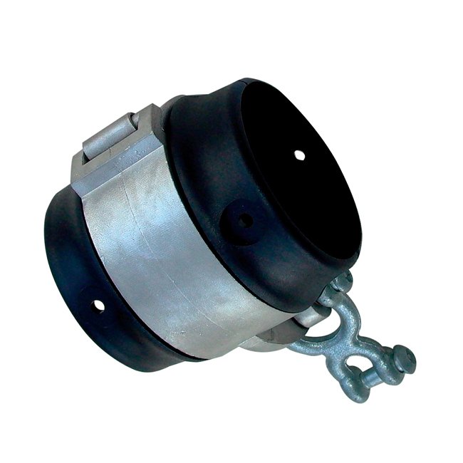 Anti Wrap Swing Hanger Clamp Style With Clevis Chain Shackle For 60mm Diameter Steel Cross Bars