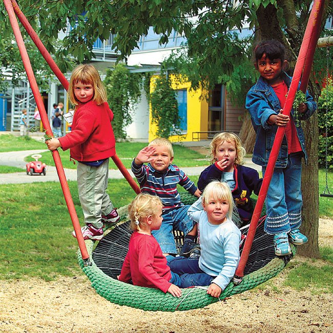 Huck Original Birds Nest Children's Two Point Suspension Group Swing Seat