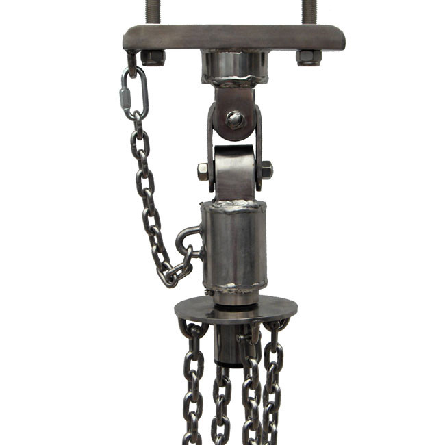 Group Swing Hanger for Horizontal Beam With 360 Degree Rotating Bearing